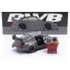 Porsche 911 (964) RWB Bodykit 2024 Nardo grey + figurka - skala 1:18 - Solido